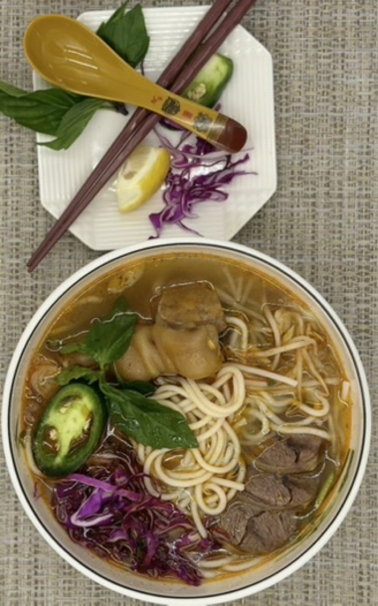 Beef noodle soup at Vietnamese Cuisine in Evansville