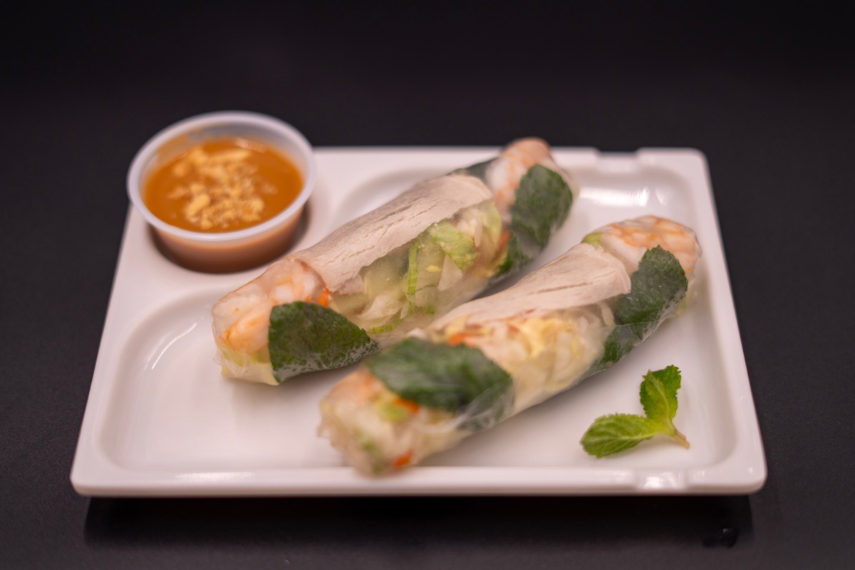 Fresh spring rolls at Vietnamese Cuisine in Evansville